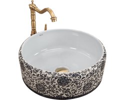 Rea Florisa Opzetwastafel Wit 40x40 cm