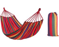 Rea - hangmat 1-persoons - 480142B rood 265x90