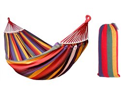 Rea - hangmat met spreidstok 1-persoons 40cm - 400257 geel 260x90