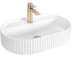 Rea Marcela Opzetwastafel Wit 60X37X13,5 cm