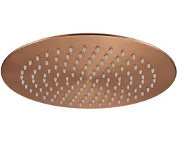 Rea - Ronde Douchekop Js-p014brg 25cm Brush Copper - 25 x 25 x 0,2 cm