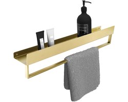 Rea Sf01-600-Bg 60Cm - Badkamer Badkuip Plank - Geborsteld Goud - 60X9X11Cm