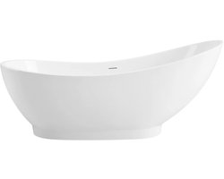 Rea - Vrijstaand Bad Sorento 180 Geborstelde koperen stopkap - 192 x 78,5 x 76,5 cm