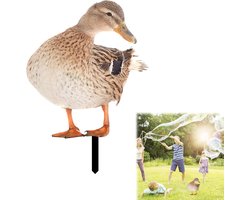 Realistisch Eend Standbeeld Natuurgroot Hars Acryl Weerbestendig Tuin Decoratie Natuurlijke Pose Dieren Figuren Buiten Versiering ornamentale vogel beeld voor in de tuin