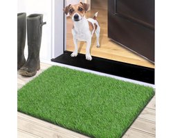 Realistisch Kunstgras Deurmat Binnen en Buiten - Duurzaam Nepgras Tapijt voor Patio en Entree