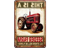 Realistische Vintage Tinnen Borden voor Boerderij Decoratie, Muurkunst en Tuinaccessoires voor Kneipen en Bars