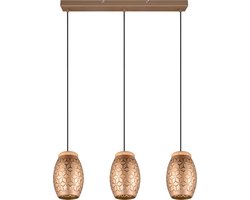 REALITY BIDAR - Hanglamp - Koffie - excl. 3x E27 28W