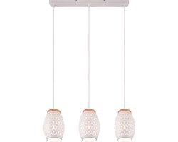 REALITY BIDAR - Hanglamp - Wit mat - excl. 3x E27 28W