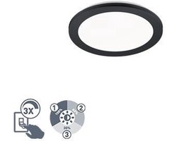 REALITY CAMILLUS - Plafondlamp - Badkamer - Zwart - Stappendim - 26cm