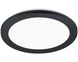 REALITY CAMILLUS - Plafondlamp - Zwart mat - incl. 1x SMD 13 W - Zwenkbaar