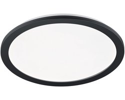 REALITY CAMILLUS - Plafondlamp - Zwart mat - incl. 1x SMD 22 W - Afstandsbediening - Geintegreerde dimmer - Traploos instelbare lichtkleur - Nachtlampje - Niet extern dimmerbaar - Sterlichteffect - Geheugenfunctie