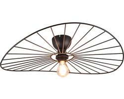 REALITY CHAPEAU - Plafondlamp - Zwart mat - excl. 1x E27 40W
