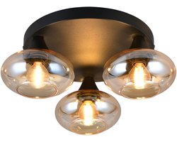 REALITY DIVINA - Plafondlamp - Amber - excl. 3x E14 4 W - Plafondbevestiging