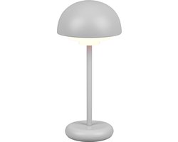 REALITY ELLIOT - Tafellamp - Ultiem grijs - incl. 1x SMD 2W - Oplaadbaar - Dimbaar - Buitenverlichting - IP44