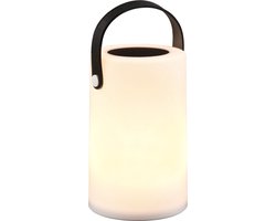 REALITY GARCIA - Tafellamp - Wit - incl. 1x SMD 0,1W - Solar - Oplaadbaar - Zonne energie - Snoerloos - Buitenverlichting - IP44