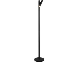 REALITY GOMEZ - Vloerlamp - Zwart mat - Oplaadbaar - incl. 1x SMD 3 W - Sensor dimmer - Instelbare lichtkleur - Geheugenfunctie - Accuvoeding - USB-C aansluiting - Inclusief oplaadstation