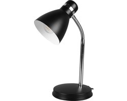 REALITY HARVEY - Tafellamp - Bureaulamp - Zwart mat - Flex - excl. 1x E27 4W