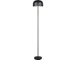 REALITY JEFF - Vloerlamp - Zwart mat - incl. 1x SMD 2,5 W - 4-stappen TOUCH - USB-aansluiting - Oplaadbaar - Snoerloos