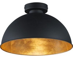 REALITY JIMMY Plafonniere - Zwart - excl. 1x E27 60W - D: 31 cm