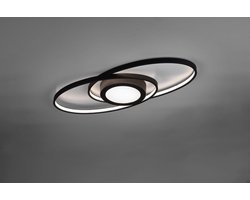 REALITY Leuchten axy - Plafondlamp - 3 lichts - L 570 mm - Antraciet