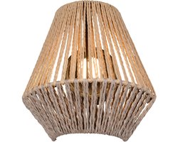 REALITY LIRA - Wandlamp - Naturel - incl. 1x SMD 1,5 W - 4-stappen TOUCH - USB-aansluiting - Wandmontage - Oplaadbaar - Snoerloos