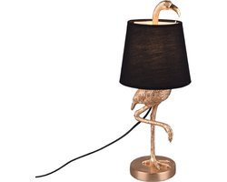 REALITY LOLA - Tafellamp - Goud - excl. 1x E14 3,5 W - Snoerschakelaar