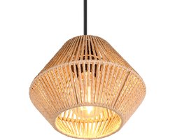 REALITY LUCILLE - Hanglamp - Zwart mat - excl. 1x E27 4 W - Plafondbevestiging - In hoogte verstelbaar - Casalum