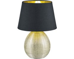 REALITY LUXOR - Tafellamp - Goud - excl. 1x E27 4,9 W - Snoerschakelaar