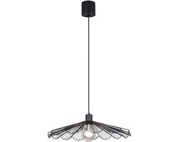 REALITY MARGARITA - Hanglamp - Zwart mat - excl. 1x E27 4 W - Plafondbevestiging - In hoogte verstelbaar