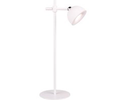 REALITY MAXIMA - Tafellamp - Bureaulamp - Wit - incl. 1x SMD 3W - Touch functie - Verstelbaar in hoogte - Oplaadbaar - Snoerloos