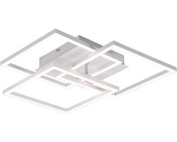 REALITY MOBILE - Plafondlamp - Wit mat - incl. 1x SMD 27W - Afstandsbediening - Geintegreerde dimmer - Zwenkbaar - Traploos instelbare lichtkleur - Nachtlampje - Dimbaar met schakelaar - Niet geschikt voor externe dimmer - Geheugenfunctie