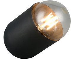 REALITY NARA - Tafellamp - Zwart mat - excl. 1x E27 7 W - Snoerschakelaar