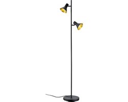 REALITY NINA - Vloerlamp - Zwart - excl. 2x E14 2 W - Badkamerverlichting