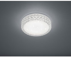 REALITY PEGASUS Plafonniere - Wit - incl. 1x LED 12W - D: 28 cm - Sterreneffect
