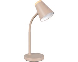 REALITY PONGO - Tafellamp - Bureaulamp - warm beige - incl. 1x SMD 4,5 W - Flexibel - LED-printplaat met hoog voltage - Niet dimbaar