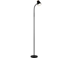 REALITY PONGO - Vloerlamp - Zwart - incl. 1x SMD 4,5 W - Flexibel - LED-printplaat met hoog voltage - Niet dimbaar