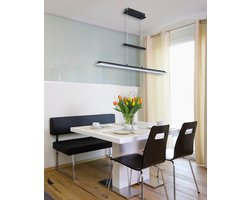 REALITY SMASH - Hanglamp - Zwart mat - incl. 1x SMD 18 W - Instelbare lichtkleur - In hoogte verstelbaar - 4-stappen TOUCH - Plafondbevestiging - Niet geschikt voor externe dimmer