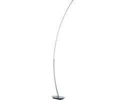 REALITY SOLO - Vloerlamp - Aluminium geborsteld - incl. 1x SMD 11 W - Voetschakelaar
