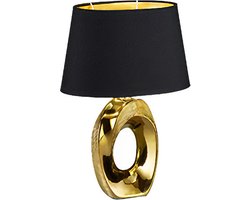 REALITY TABA - Tafellamp - Goud - excl. 1x E27 4,9 W - Snoerschakelaar