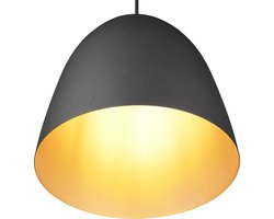 REALITY TILDA - Hanglamp - Zwart-goud - excl. 1x E27 4,9 W - Plafondbevestiging - In hoogte verstelbaar