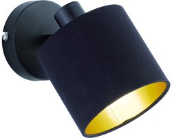 REALITY TOMMY Spot - Zwart - goudkleur - excl.1xE14 - IP20