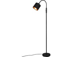 REALITY TOMMY - Vloerlamp - Zwart mat - excl. 1x E14 4 W - Bewegingssensor