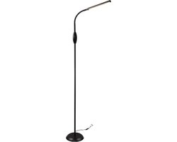 REALITY TORO - Vloerlamp - Zwart - incl. 1x SMD 5W - Touch functie - Aanspabare lichtkleur - Flexibel