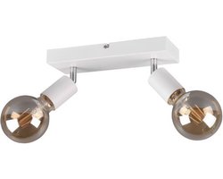 REALITY VANNES - Spot - Wit mat - excl. 2x E27 7 W - Plafondbevestiging
