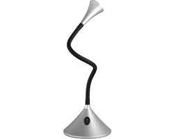 REALITY VIPER - Tafellamp Bureaulamp - Zilver - incl. 1x SMD 3W - Flexibel - Geschikt voor Wandmontage
