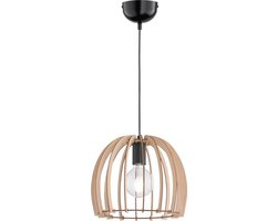 REALITY WOOD - Hanglamp - Houtkleurig - excl. 1x E27 4W