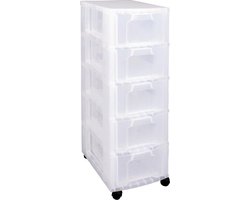 Really Useful Box ladenblok 5 x 12 l, transparant
