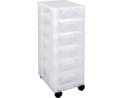 Really Useful Box ladenblok 6 x 3 | 5 l | transparant