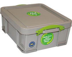 Really Useful Box opbergdoos 18 liter | gerecycleerd | grijs