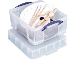 Really Useful Box opbergdoos 18 liter XL | transparant